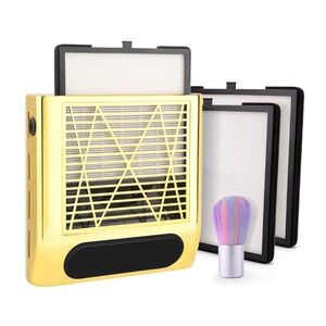 Depvko Nail Dust Collector 80 watts Gold